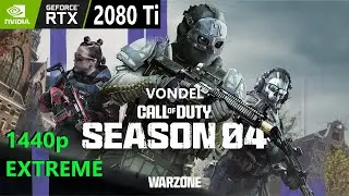 WARZONE 2.0 VONDEL RTX 2080 Ti + i7-10700 1440p EXTREME