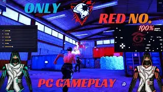 FREEFIRE ONLY RED NO PC SENSITIVITY 100% 😯 FOR ALL EMULATORS      [ BLUESTACKS 5 ]  WITH X & Y
