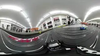Streckenbesichtigung in der Slotcararena - Arenaring 2019 (71 m) - 360-Grad-Video