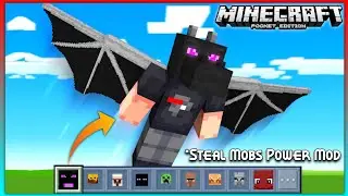 Minecraft But You Can Steal Mobs Power Mod For Mcpe | Best Addon For Minecraft Pe | Devay Gaming