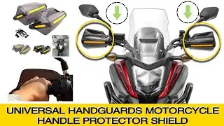 UNIVERSAL HANDGUARDS MOTORBIKE HANDLE PROTECTOR SHIELD | UNBOXING & REVIEW