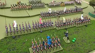Classic ‘Toy Soldier’ Wargame Using ‘Semi Flat’ Figures : Battle of Prague 1757