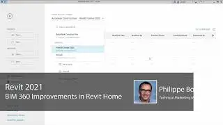 Revit 2021 - Improved BIM 360 Project Navigation in Revit Home