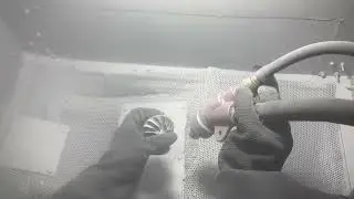 Закругленные лопатки на компрессоре.
