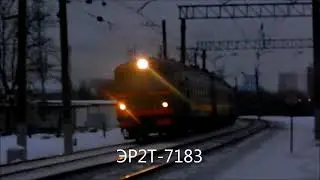 Курское направление зимой 2013/2014 -  участок Битца-Бутово