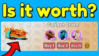 Is the GADGET CRATE worth your GEMS?? (Toilet Tower Defense)