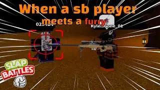 When a SLAP BATTLES Player Meets a FURRY | Slap Battles