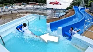 Dueling Splash Down Mat Slides at Lake Lanier