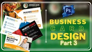 Business Card Design in Adobe Photoshop Part -3 || Graphic Designing Tips and Tricks