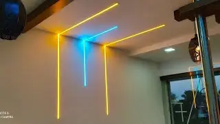 17 mm Aluminum LED Profile light | Led aluminium profile light design ceiling cum Wall