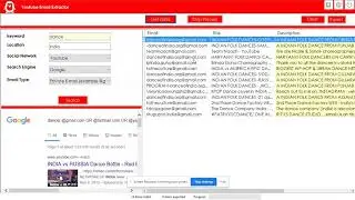 Youtube Email Extractor software