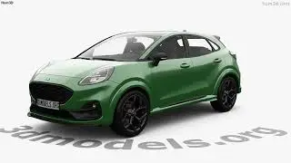 Ford Puma ST 2020 3D model by 3DModels.org