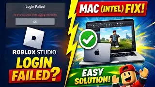 Roblox Studio Login Failed on Mac (Intel) | Fix “Error Occurred While Logging In”