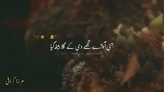 TEHZEEB HAFI | TERA CHUP REHNA | NEW SHAYRI TEHZEEB HAFI | POETRY 2022 | WHATSAPP STAUS SHAYRI