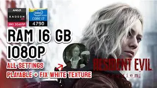RESIDENT EVIL REQUIEM - ALL SETTINGS - I7 4790 | AMD RX 580 2048 SP | 16 GB RAM | 1080p 