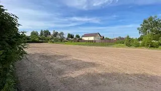 Подготовка стройплощадки из участка с подлеском. За день.