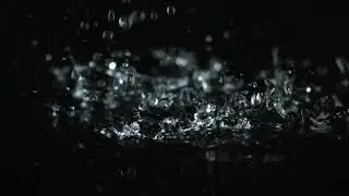 Free Slow Motion Footage  Water Drops on Black Free Effects Store
