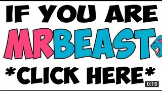 If MrBeast comment on this video, I'll buy his merch