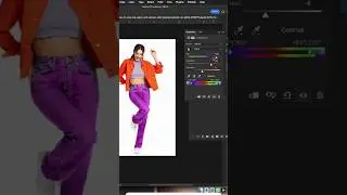 How to match dress color realistic way using gradient map in Photoshop 
