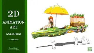 [OpenToonz] Speed drawing original 2D animation art