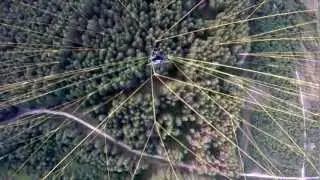 On the paramotor on water. Скольжение по воде на парамоторе