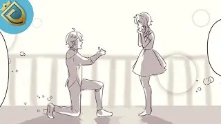 Childe Proposes to Lumine, but... - Chilumi | Genshin Impact Comic Dub | CrownieShorts