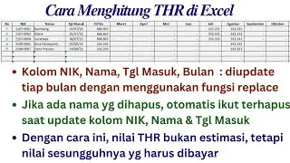 Cara Hitung THR | Cara Hitung THR di Excel