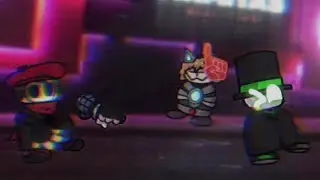 Double U  but with ganaz and sundae -  FNF funkin' peanuts (animation)