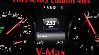 2016 Mercedes G63 AMG Edition 463 0-233 km/h