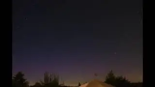 Nordlys set fra Skanderborg natten til d. 3. august