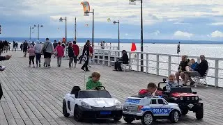 Jastarnia 19.07.2023 Atrakcje Molo Deptak Huśtawka na Plaży Bunkry Port