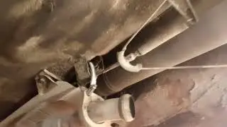 Replacing the muffler and resonator VAZ 2107 injector.