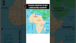 is Tunisia is landlocked country of Africa