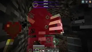 3 Wither vs 1 me in minecraft