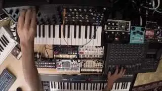 Dub Techno Session #3 | Volcas, MS20 & SQ-1, Juno 106, Strymon Blue Sky, Boss RE20, EHX Small Stone