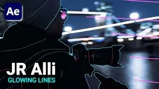 JR Alli Glowing Lines Effect in After Effects