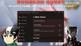 Dungeon Quest Roblox SCRIPT | Best SCRIPT | "Demonic HUB V2" | OP Auto Farm & Auto Skills And More..