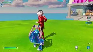 Playing Fortnite