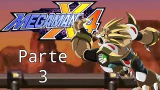 Mega Man X4 parte 3 Trem Militar