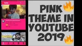 How to enable pink theme in youtube from youtube venced