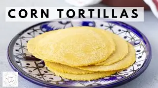 Homemade Yellow Corn Tortillas with 3 Ingredients