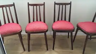 Старинные стулья Лигна, Чехословакия, Мидсенчури, MidCentury