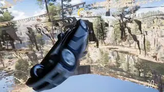 BMWs love to fall through the ground. FH5 clip