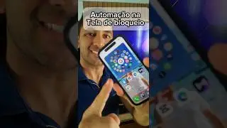 Atalhos de automação na tela de bloqueio do iPhone. #dicas #iphone #tecnologia