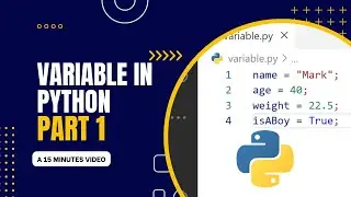 VARIABLE IN PYTHON LANGAUGE PART 1