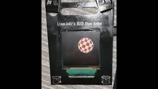 Amiga boing ball on a Raspberry Pi Pico badge