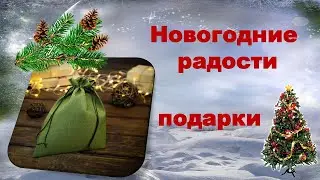 Предновогодние радости, подарки, прогулялась по магазинам.