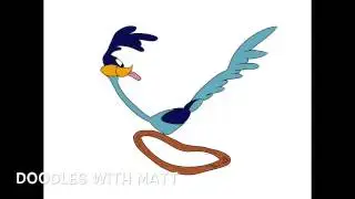 Road Runner Doodle Finger Drawing #2 IPad Pro