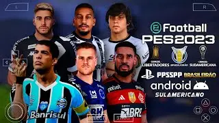 eFOOTBALLPes 2023 PPSSPP Sul-Americano Com Equipes & Uniformes 100% Atualizado e Narração Brasileira