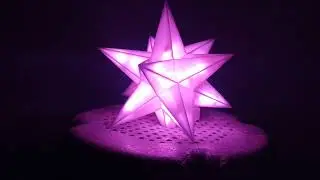 3D printed led star